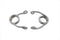 V-Twin Chrome 3-1/2 inch Hair Pin Spring Set - 13-0540