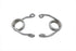 V-Twin Chrome 3-1/2 inch Hair Pin Spring Set - 13-0540