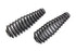 V-Twin Black 6 inch Seat Spring Set - 13-0659