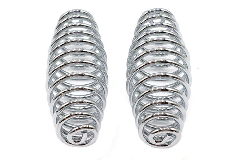 V-Twin Chrome 7-1/8 inch Seat Spring Set - 13-0741