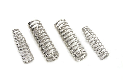 V-Twin Replica Spring Fork Spring Set Nickel Plated - 13-0787