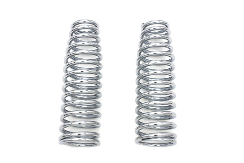 V-Twin Chrome Upper Spring Fork Springs - 13-0935