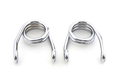 V-Twin Chrome 2 inch Hair Seat Spring Set - 13-0986