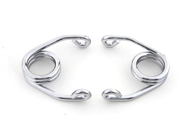 V-Twin Chrome 3-1/2 inch Hair Seat Spring Set - 13-0987