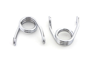 V-Twin Chrome 3 inch Hair Seat Spring Set - 13-0988