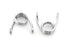 V-Twin Chrome 3 inch Hair Seat Spring Set - 13-0988