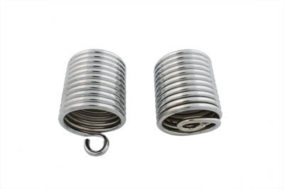 V-Twin Chrome Auxiliary Seat Spring Set - 13-9198