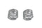 V-Twin Chrome 2 inch Seat Spring Set - 13-9236