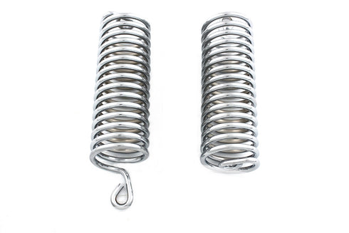 V-Twin Chrome 7 inch Seat Spring Set - 13-9252