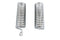 V-Twin Chrome 7 inch Seat Spring Set - 13-9252