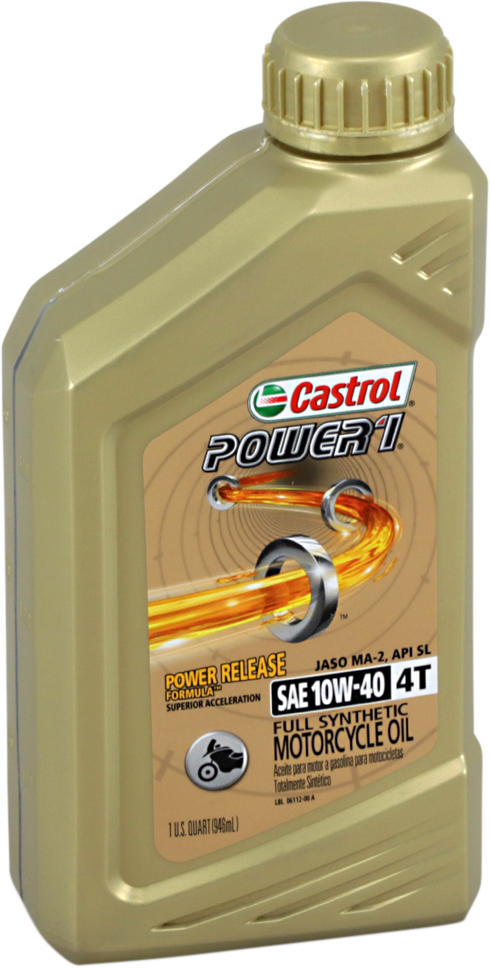 CASTROL Power 1? Synthetic Engine Oil - 10W-40 - 1 US quart 15D1C9