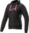 ALPINESTARS Women's Sport Jacket/Hoodie - Black/Pink - 2XL 4210920-1039-2X