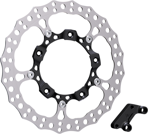 ARLEN NESS Rotor 14" - Front Right - Black 300-004