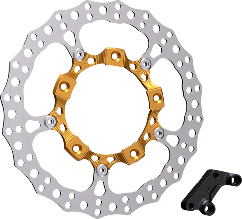 ARLEN NESS Rotor 14" - Front Right - Gold 300-006
