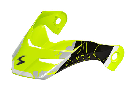 SCORPION EXO Exo At960 Peak Visor Topographic Hi Vis/Black - 75-2244