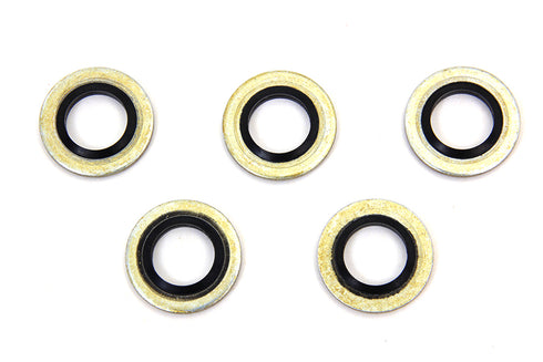 V-Twin Banjo Bolt Washer with O-Ring 10mm - 14-0568