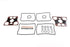 James James O-Ring Rocker Box Gasket Kit - 15-1361
