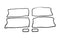 Gary Bang V-Twin Rocker Box Gasket Kit - 15-1377