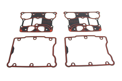 V-Twin Twin Cam Rocker Box Gasket Set - 15-1458