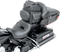 SADDLEMEN Sissy Bar Bag - Black Studded 3515-0119