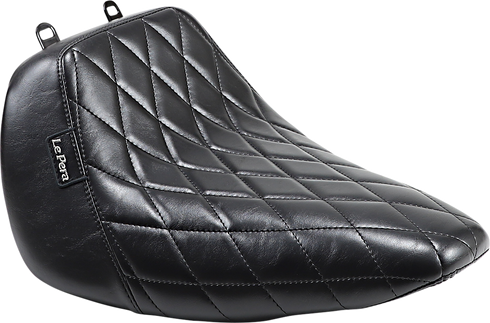 LE PERA Bare Bones Solo Seat - Diamond Stitch - Black - FLFB/S '18-'23 LYO-007DM