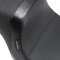 LE PERA Daytona 2-Up Seat - Without Backrest - Basketweave - Black - FLFB '18-'23 LYO-543BW