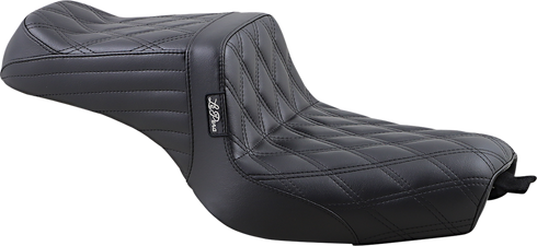 LE PERA Tailwhip Seat - Double Diamond - Black - XL '10-'22 LK-586DD