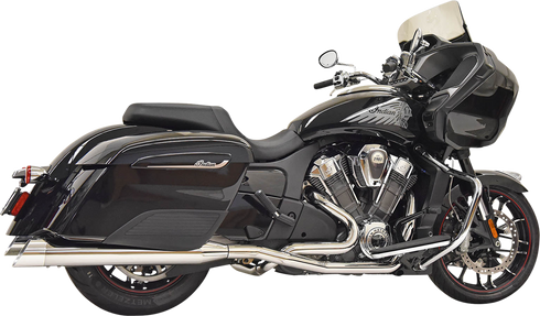 BASSANI XHAUST Exhaust Dual Challenger - Chrome 8H16S