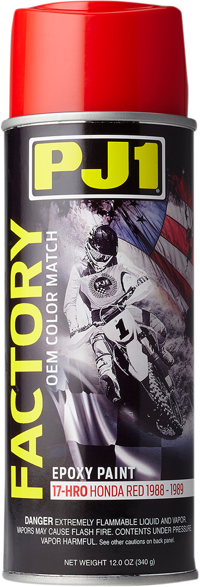 PJ1/VHT Factory Match Paint - Honda Red '88-'89 - 12 oz. net wt. - Aerosol 17-HRO