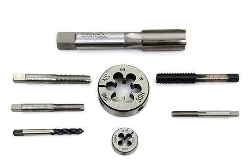 Motorshop Die Tool and Tap Set - 16-0187