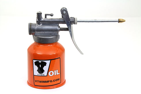 Motorshop V-Twin Metal Squirt Oil Can - 16-0565