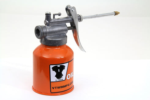 Motorshop V-Twin Metal Squirt Oil Can - 16-0565