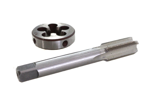 V-Twin 9/16 inch x 24 Tap/Die Tool Set - 16-1463