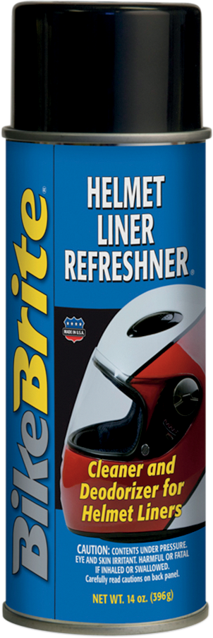 BIKE BRITE Helmet Liner Refresher - 14 oz. net wt. - Aerosol MC19000