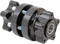 ARLEN NESS Hub - Cartridge - Front/Dual Disc - Black - '00-'07 Touring 71-604