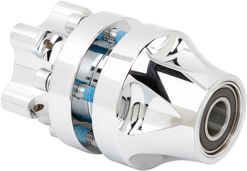 ARLEN NESS Hub - Cartridge - Front/Single Disc - Chrome - '08-'25 Softail 71-613