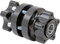 ARLEN NESS Hub - Cartridge - Front/Dual Disc - Black - Fat Bob 71-614