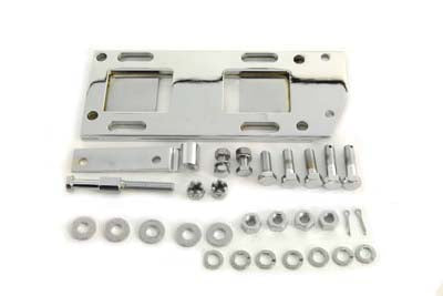 Motorshop Transmission Mounting Plate Kit Chrome - 17-0244