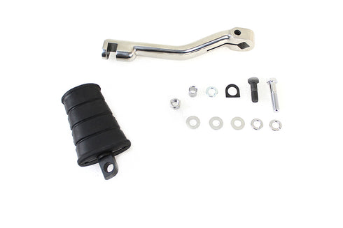 Motorshop Kick Starter Assembly Polished Stainless Steel - 17-0398