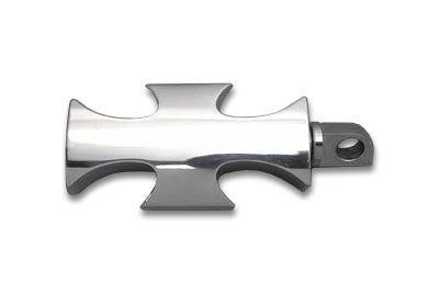 Motorshop Red Baron Kick Starter Pedal Chrome - 17-0651