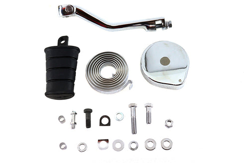 Motorshop Kick Starter Arm, Pedal and Shaft Kit - 17-0825