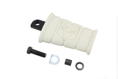 V-Twin FLH Kick Starter Pedal Assembly White - 17-0830