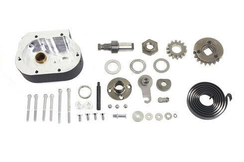 Motorshop Kick Starter Kit Wrinkle Black - 17-0883