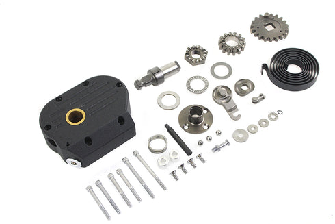 Motorshop Kick Starter Kit Wrinkle Black - 17-0883