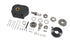 Motorshop Kick Starter Kit Wrinkle Black - 17-0883