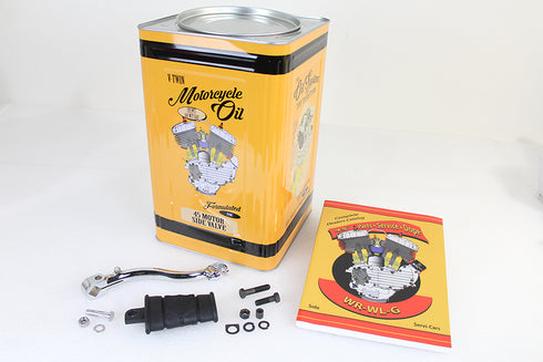 V-Twin WL 45 inch Kick Starter Arm Assembly Chrome - 17-0995