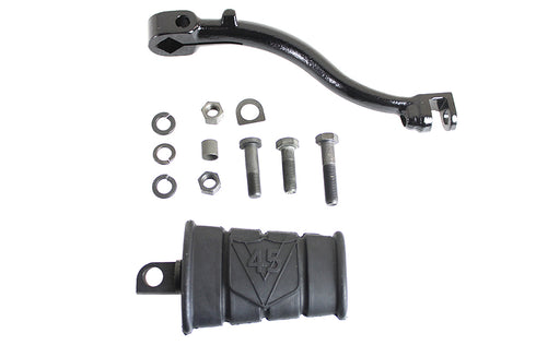 V-Twin 45 WL Kick Starter Arm Kit Black - 17-1007