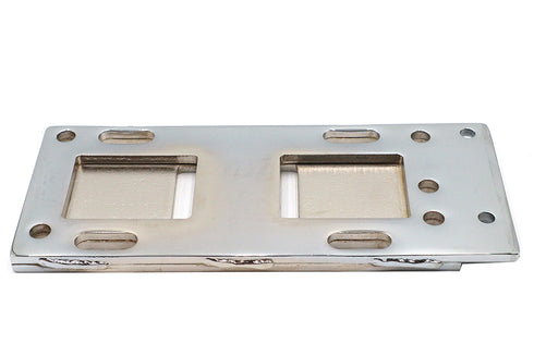 Paughco Chrome Transmission Mounting Plate - 17-6658