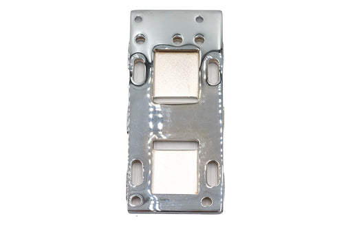 Paughco Chrome Transmission Mounting Plate - 17-6658