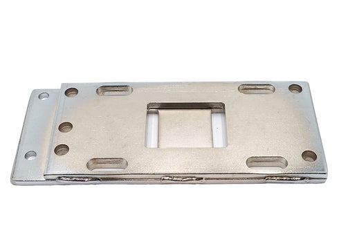 Paughco Chrome Transmission Mounting Plate - 17-6658